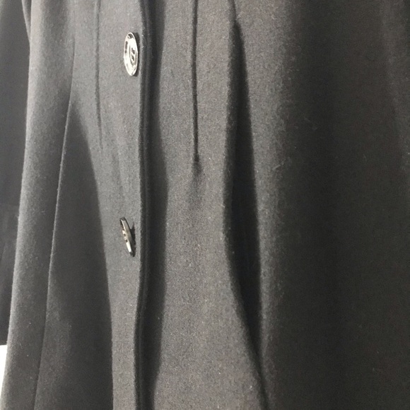 EXPRESS Wool Coat with Leopard Print Interior (XS) - Picture 7 of 7